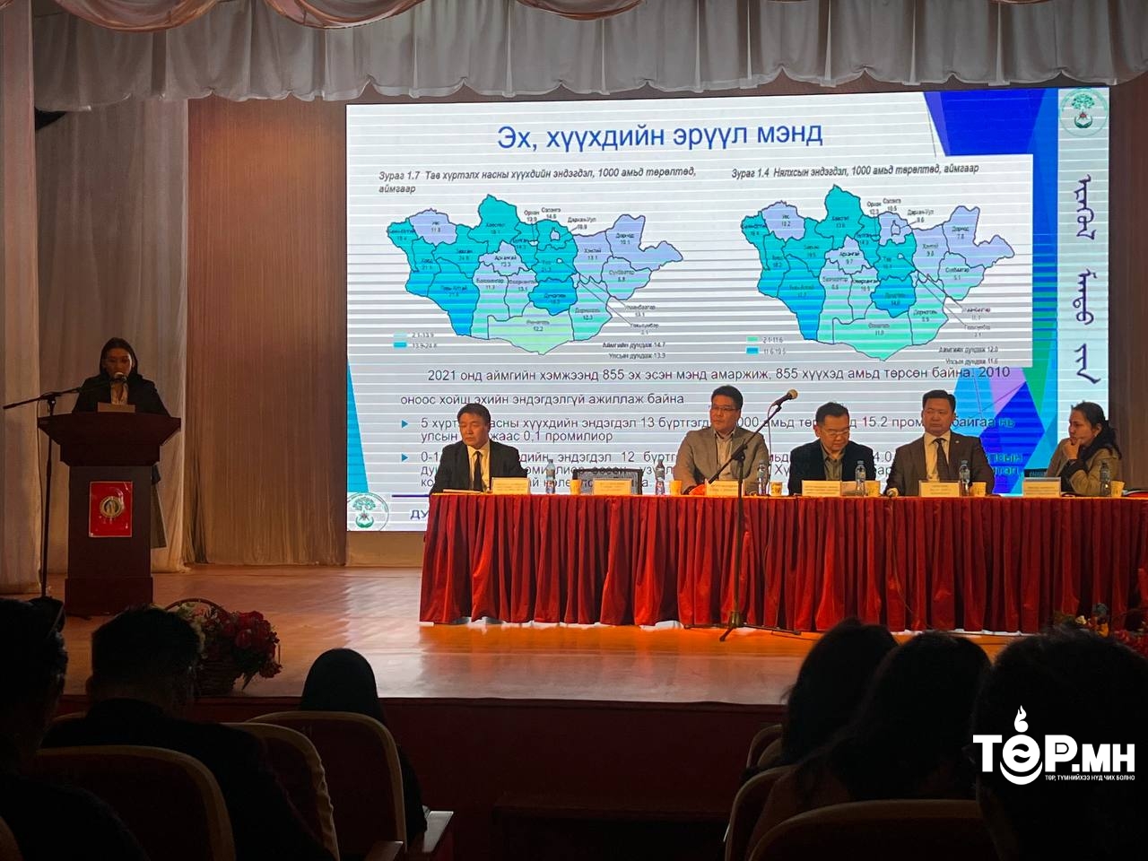 Эрүүл Мэндийн Яамны удирдлагууд Дундговь аймагт ажиллалаа