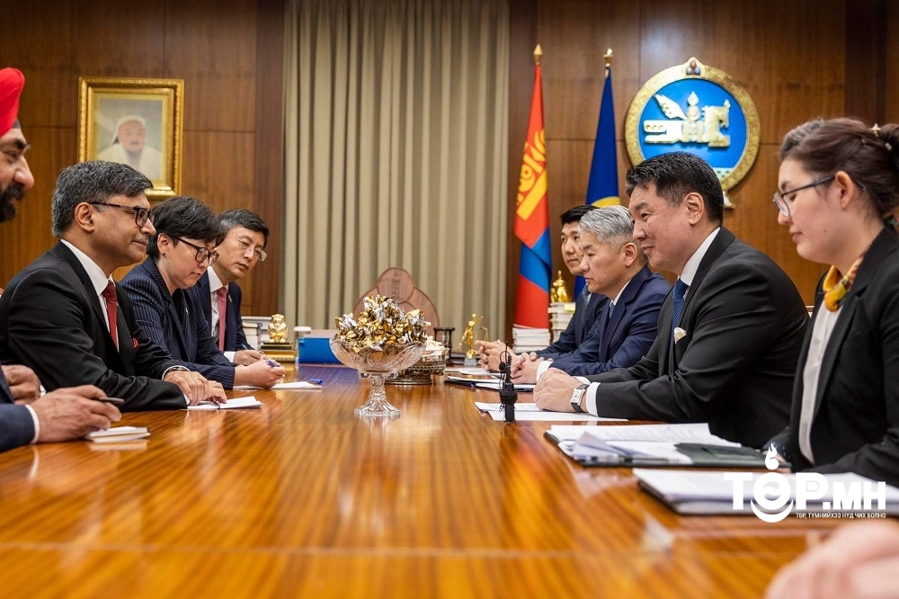 Монгол Улсын Ерөнхийлөгч У.Хүрэлсүх БНЭУ-ын Үндэсний аюулгүй байдал хариуцсан орлогч зөвлөх Викрам Мисриг хүлээн авч уулзлаа