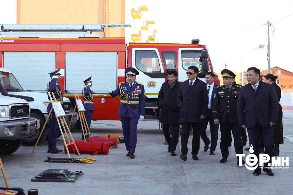 Монгол Улсын Ерөнхийлөгч У.Хүрэлсүх Баруун бүсийн Онцгой байдлын газарт ажиллав