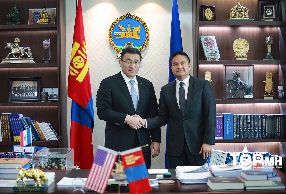 Хотын дарга Д.Сумъяабазар АНУ-аас Монгол Улсад суугаа Элчин сайдтай хамтын ажиллагааны талаар санал солилцлоо