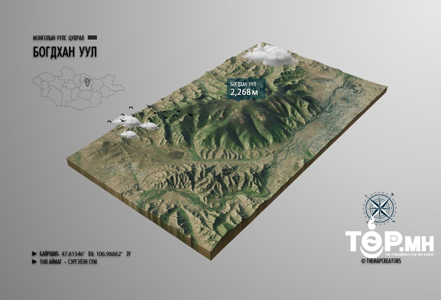Богдхан уулын Хүрхрээгийн амаас Номтын ам хүртэл 15,3 км нүхэн гарц бүхий авто зам барина