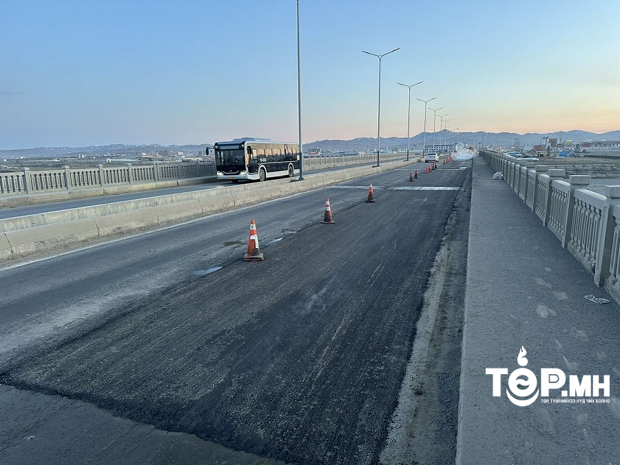 Сонсголонгийн гүүрийн засвар, арчлалтын ажил хийгдэж дууслаа