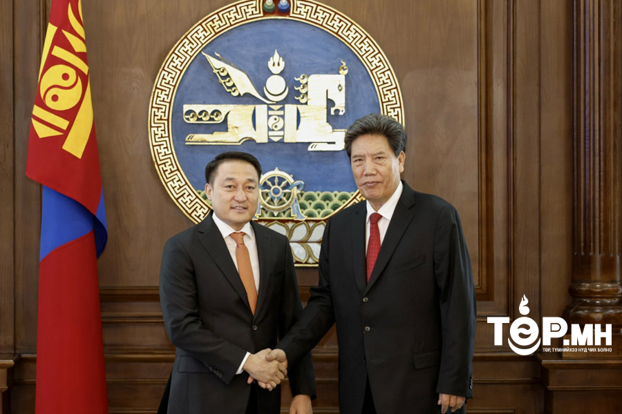 Монгол Улсын Их Хурлын дарга Д.Амарбаясгаланд Бүх Хятадын Ардын Төлөөлөгчдийн Их Хурлын Байнгын Хорооны дэд дарга Луосан Жянцүнь бараалхлаа