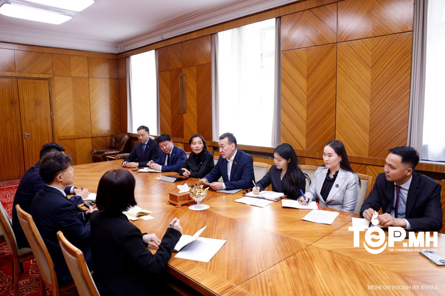 Аж үйлдвэржилтийн бодлогын байнгын хорооны дарга, гишүүд Элчин сайд Чой Жин Воныг хүлээн авч уулзлаа