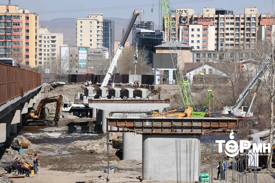 Зайсангийн гүүрний өргөтгөл шинэчлэлтийн ажил 80 хувьтай үргэлжилж байна