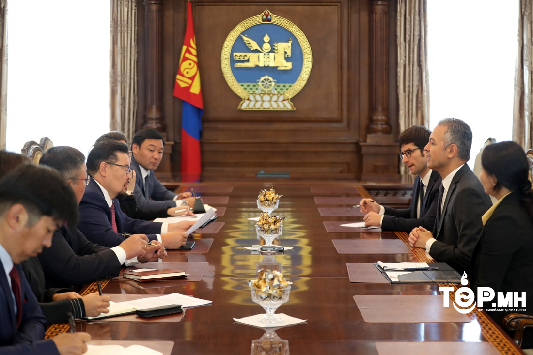 Улсын Их Хурлын дарга Г.Занданшатар Элчин сайд Сайд Заферийг хүлээн авч уулзлаа