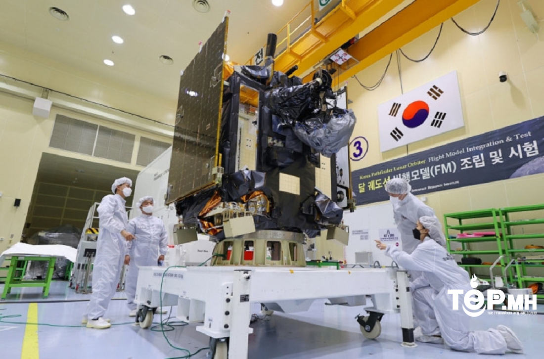 Өмнөд Солонгосын дотооддоо хөгжүүлсэн “Danuri” нэртэй сарыг тойрох хөлөг задгай сансарт амжилттай гарлаа