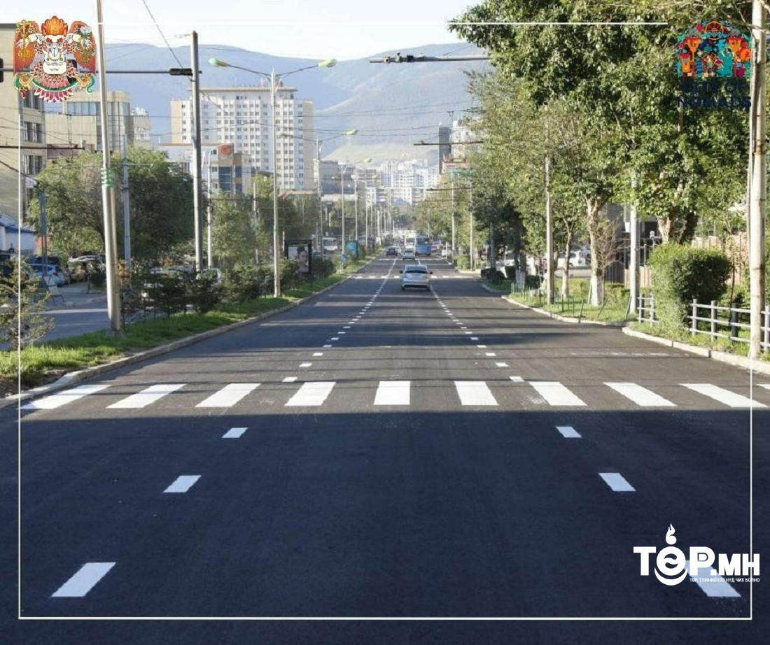 "Макс Молл"-ын баруун уулзвараас Ахуй үйлчилгээний уулзвар хүртэлх авто замыг шинэчлэв