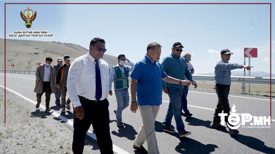 Зам, тээврийн хөгжлийн сайд Баян-Өлгий аймагт ажиллалаа