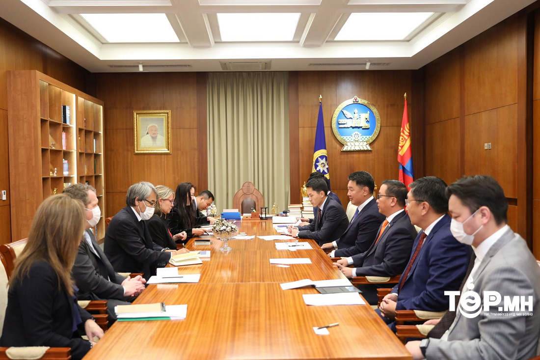 Ерөнхийлөгч У.Хүрэлсүх “Дэ Нэйче Консерванси” олон улсын байгууллагын гүйцэтгэх захирал Женнифер Моррисыг хүлээн авч уулзав