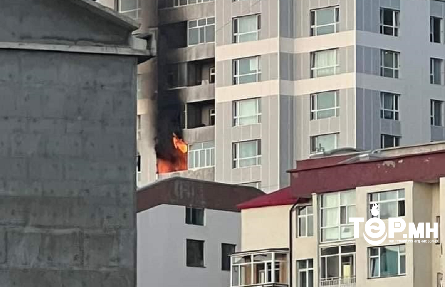 Хан-Уул дүүрэгт гал гарч утаажилтын бүсээс долоон хүүхэд, 23 том хүнийг гаргажээ