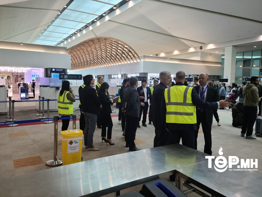 АНУ-ын тээврийн аюулгүй байдлын захиргааны судалгааны баг “ЧИНГИС ХААН” Олон Улсын нисэх буудалд ажиллалаа