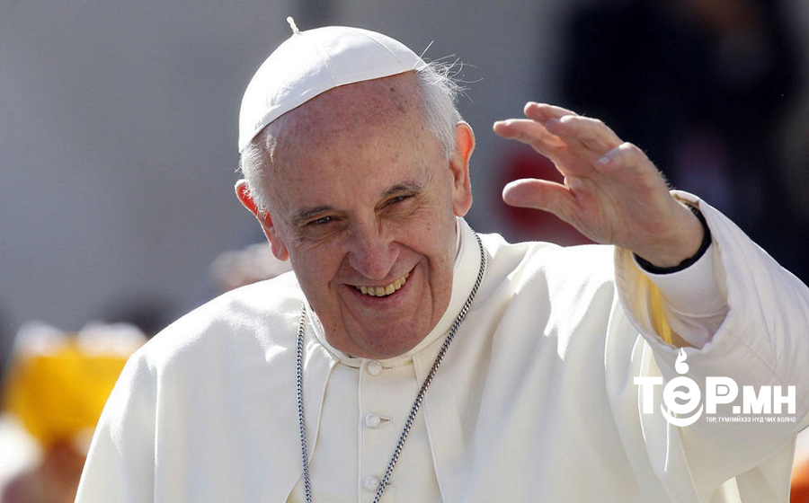 Есдүгээр сарын 1-нд Монгол Улсад ирэх Ромын Папын төрийн айлчлалын хөтөлбөр