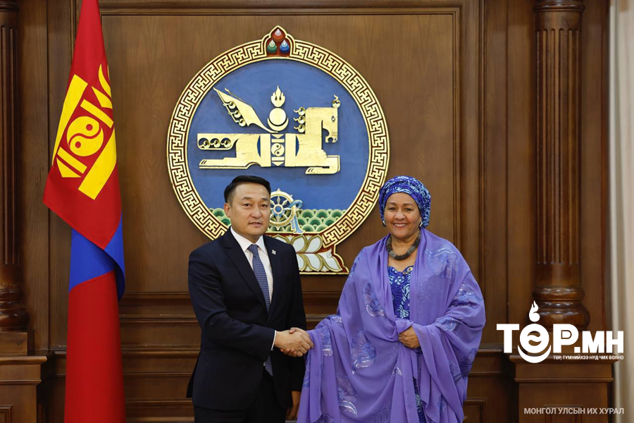 УИХ-ын дарга Д.Амарбаясгалан НҮБ-ын Ерөнхий нарийн бичгийн орлогч Амина Мохаммедыг хүлээн авч уулзлаа