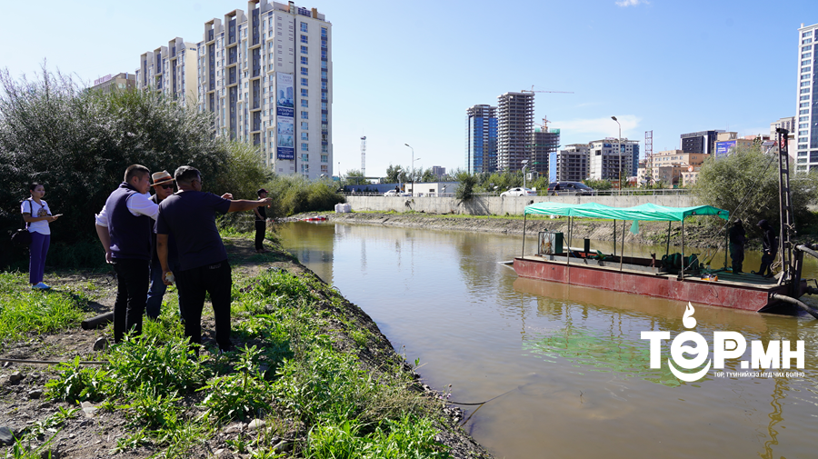 Дунд голын лаг хагшаасыг “River dredge pump” технологи ашиглан цэвэрлэж байна