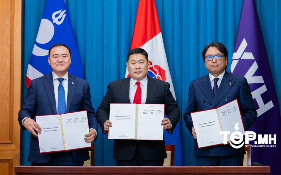 Хамтарсан Засгийн газрын “Хурдтай хөгжлийн төлөөх зориг” гэрээнд МАН, АН, ХҮН намын удирдлагууд гарын үсэг зурлаа