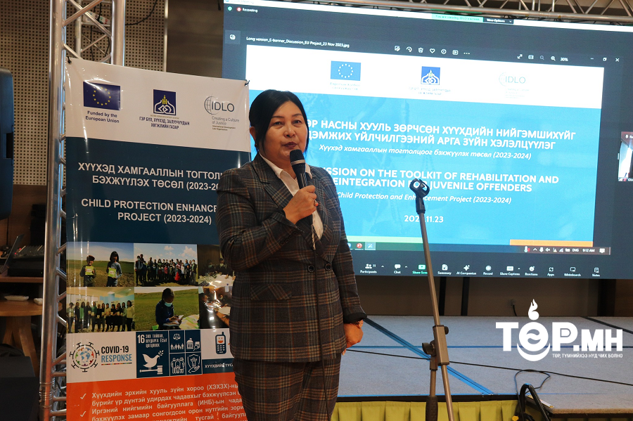 Өсвөр насны хууль зөрчсөн хүүхдийн нийгэмшихүйг дэмжих үйлчилгээний талаар хэлэлцлээ