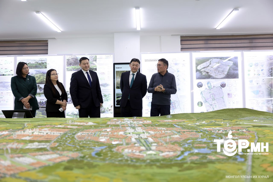 Шинэ Хархорум хотын бүтээн байгуулалтын асуудал хариуцсан захиргааны үйл ажиллагаатай танилцаж, хуулийн төслийг хэлэлцлээ
