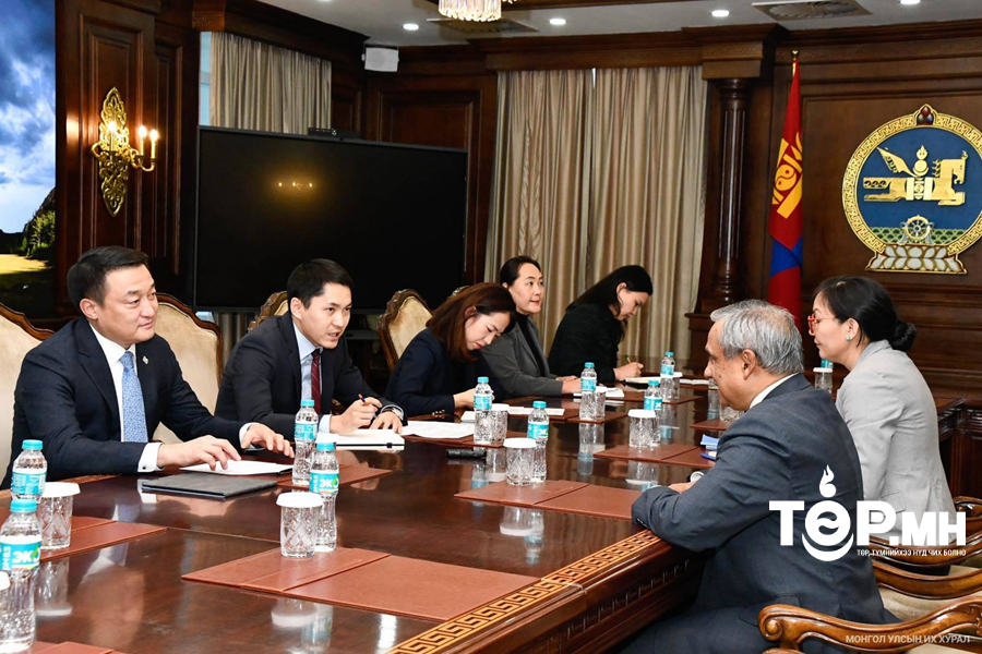 УИХ-ын дарга Д.Амарбаясгалан Монгол Улс дахь НҮБ-ын Суурин зохицуулагч Тапан Мишраг хүлээн авч уулзлаа