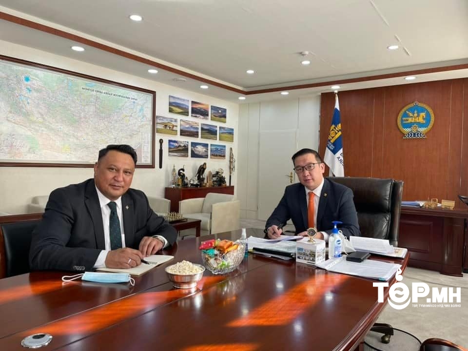 БОАЖ-ын сайд Б. Бат-Эрдэнэ, Баян-өлгий аймгийн засаг дарга Д.Бауыржантай уулзлаа