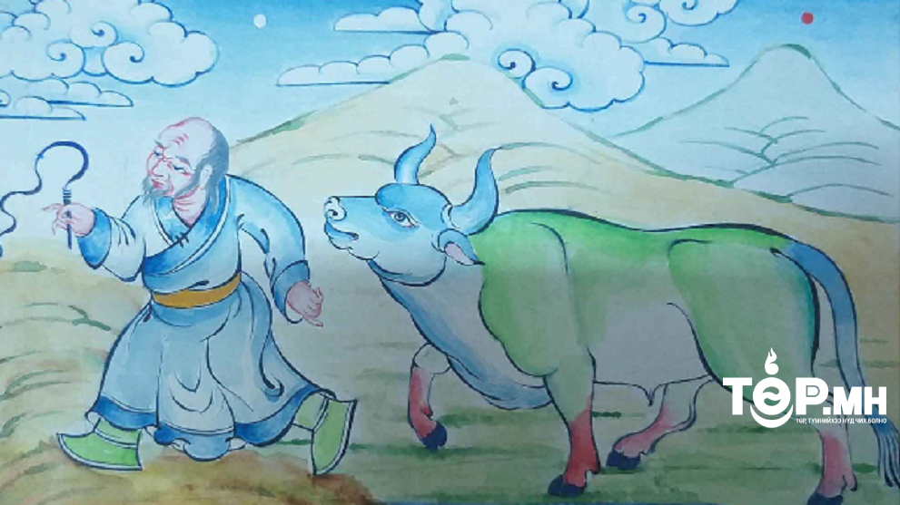 XVII Жарны "Үзэсгэлэн Болгогч" хэмээх УСАН ТУУЛАЙ ЖИЛИЙН шороон үхрийн зурлага