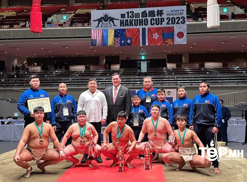 "Хакүхо кап-2023" өсвөр үеийн сүмогийн олон улсын тэмцээн боллоо
