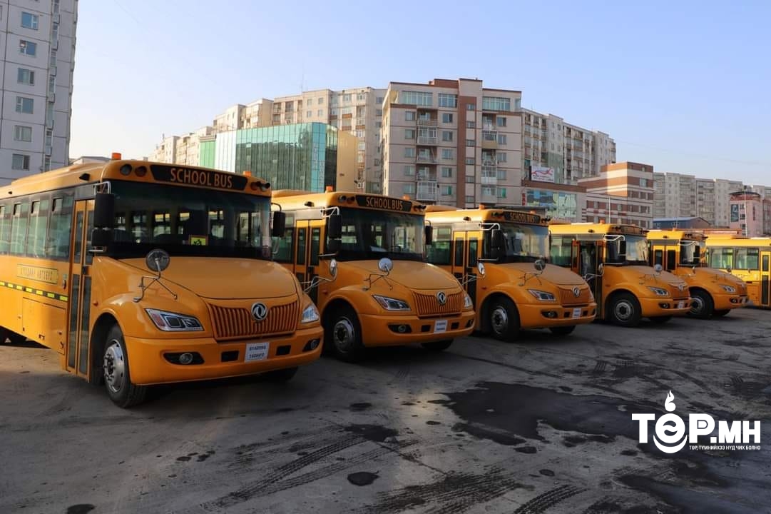 "Сургуулийн автобус" төсөл хэрэгжиж эхэллээ