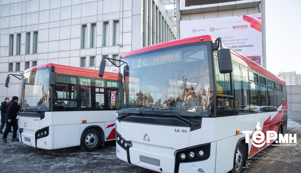 Узбекистан улсын “Самавто” компанийн SAZ LE60 маркийн автобусыг хүлээлгэн өглөө