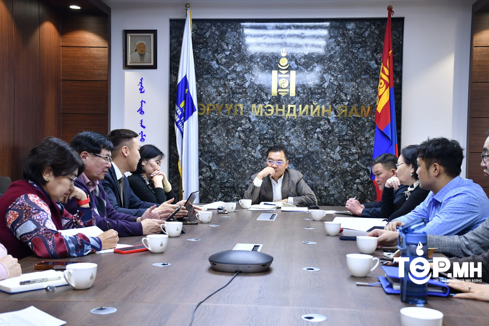 Эрүүл мэндийн салбарын гүйцэтгэлийн санхүүжилтийн асуудлаар байгуулсан ажлын хэсэг хуралдлаа