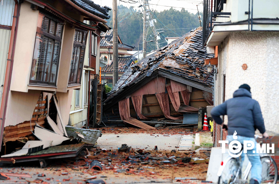 Япон улсад газар хөдлөлтийн улмаас амиа алдсан иргэдийн тоо 73-д хүрчээ
