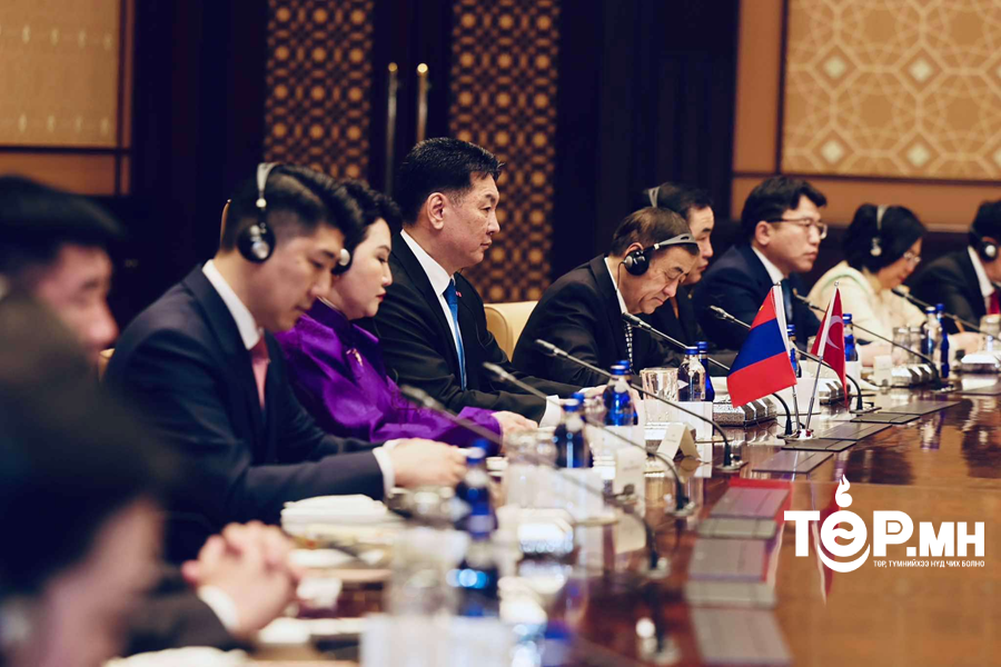 Монгол Улсын Ерөнхийлөгч У.Хүрэлсүх, Бүгд Найрамдах Турк Улсын Ерөнхийлөгч Р.Т.Эрдоан нар албан ёсны хэлэлцээ хийлээ