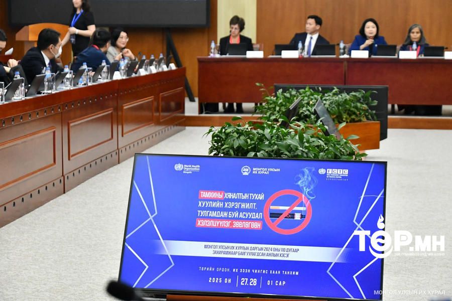 Тамхины хяналтын тухай хуулийн хэрэгжилт, тулгамдаж буй асуудлаар хэлэлцүүлэг өрнүүлж байна