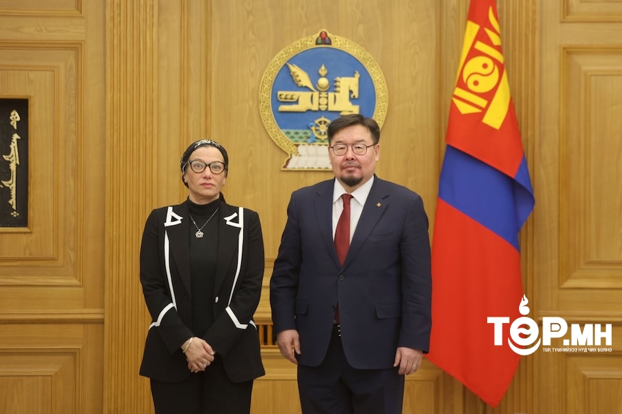 Ерөнхий сайд Г.Занданшатар "Цөлжилттэй тэмцэх тухай" НҮБ-ын конвенцын Гүйцэтгэх нарийн бичгийн дарга Ясмин Фоуадтай уулзав