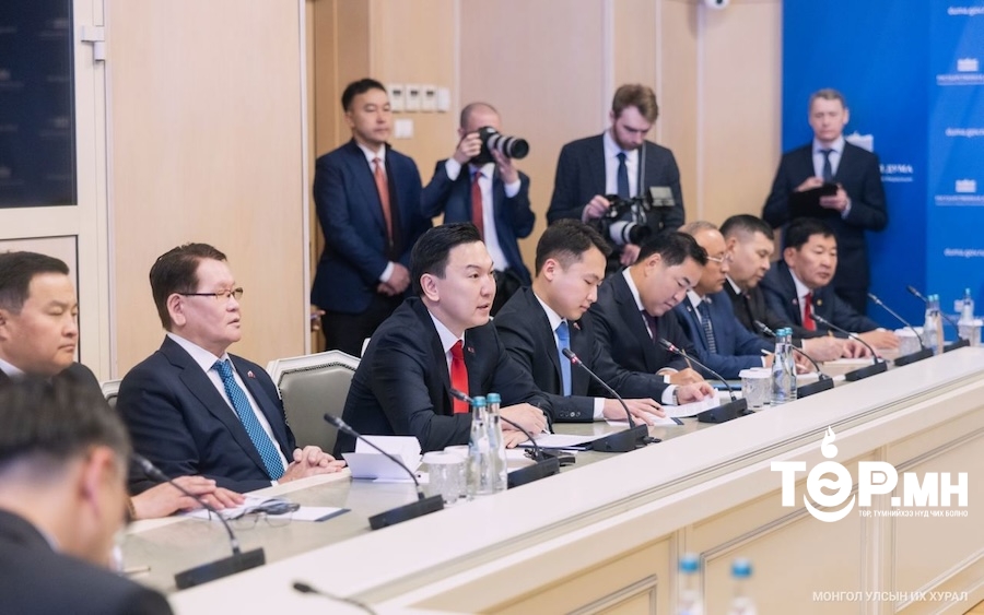 УИХ-ын дарга Н.Учрал, ОХУ-ын Холбооны Хурлын Төрийн Думын дарга В.В.Володин нар албан ёсны хэлэлцээ хийлээ